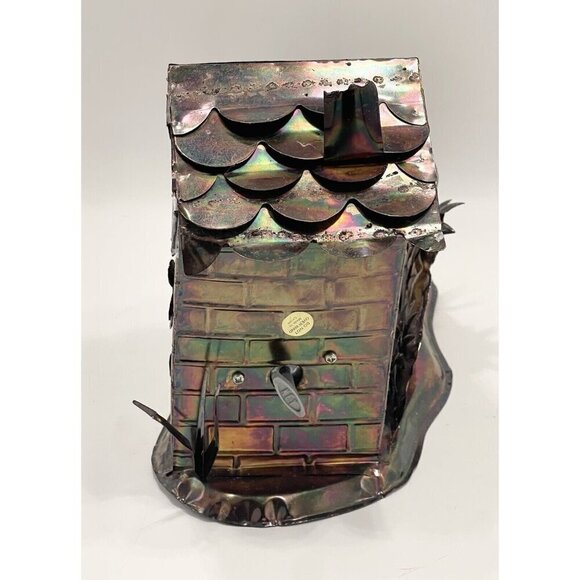 Funny Rustic Hillbilly Tin Outhouse Music Box Those Were The Days Tune Works - Picture 7 of 11